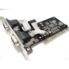 Контролер @LUX™ PCI to 4 COM (RS-232 DB9) , chip SUN1040CP (Supports Linux, DOS, Win; PCI2.2); data up to 1 Mbytes/sec;  driver