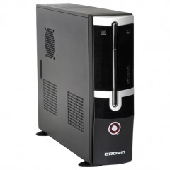 Корпус Slim CM-MC-02 black/silver ATX (CM-PS350)