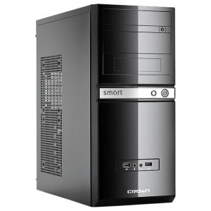 Корпус Miditower CMC-SM601 black ATX (CM-PS500w smart