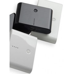 Универсальный Банк заряда (PowerBank) @LUX™ PowerLux ALP-120B  12'000mAh (out 2*5V: 1A, 2A)  Black Acrylic
