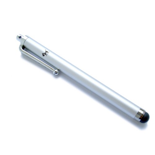 Стилус-Ручкa @LUX 007  SILVER, для всех Capacity/Resistive TOUCHSCREEN металический выглядит как шариковая ручка, RetailPack