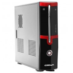 Корпус Slim CM-MC-02 black/red  ATX (CM-PS350)