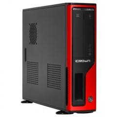 Корпус Slim CM-MC-01 black/red/LCD display ATX (CM-PS350)