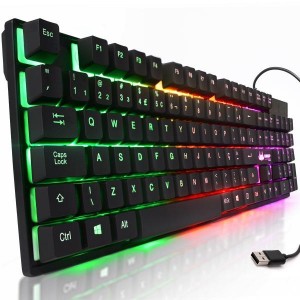 Игровая мультимедийная клавиатура с подсветкой UKGL-KR6300