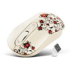 Беспроводная мышь CMM-920W (white/orang)