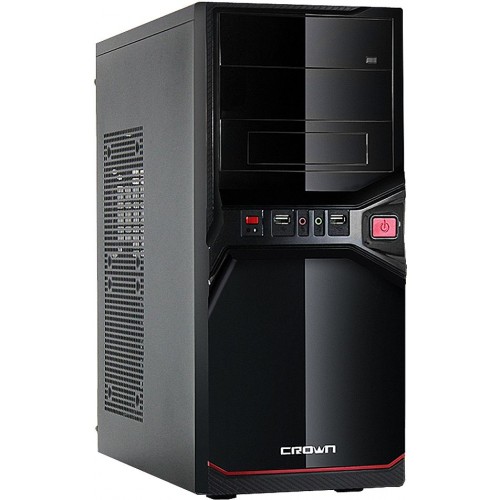 Корпус Miditower CMC-SM600 black/red ATX (CM-PS500w smart)