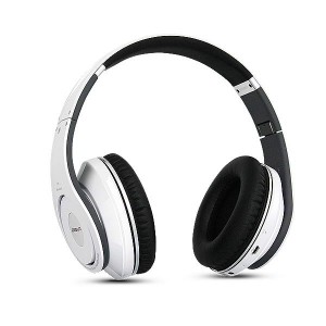 Наушники CMBH-9288 Bluetooth, white, складные (Bluetooth: 2.1 + EDR, hands free, 32 Ом, 20 Гц-20.000 Гц, Li-Pol 300mAh, Jack 3.5мм stereo - 1.3м)