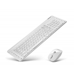 Беспроводной  набор клавиатура и мышь CMMK-950W (white)