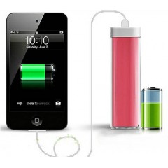 Универсальный Банк заряда (PowerBank) @LUX™ PowerLux AYP-26   2600mAh/5.3V Acrylic; 8 переходников  питания + USB cable